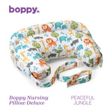 Perna Alaptare Chicco Boppy Deluxe, Peaceful Jungle, 0luni+