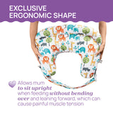 Perna Alaptare Chicco Boppy Deluxe, Peaceful Jungle, 0luni+