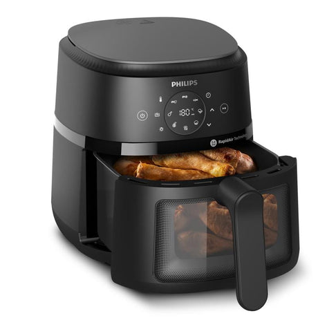 Philips Friteuză cu aer cald Philips Airfryer NA220/00, 4,2 L, 1500 W, Negru