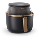 Philips Friteuză cu aer cald Philips Airfryer NA332/00, 6,2 L, 1700 W, negru cu accente cupru