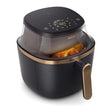 Philips Friteuză cu aer cald Philips Airfryer NA332/00, 6,2 L, 1700 W, negru cu accente cupru