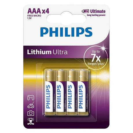 Philips Baterie Baterie Philips PH-FR03LB4A/1 | 0.03kg, 1.5V, AA, 4, Roșu