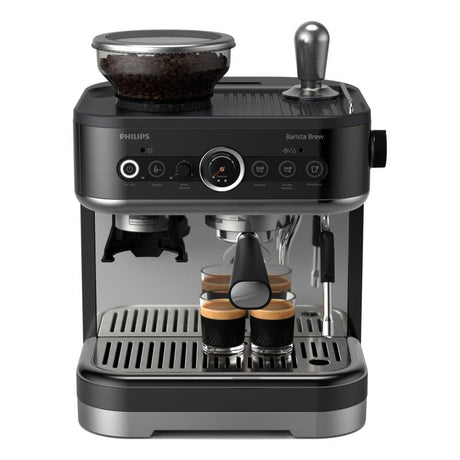 Philips Espressor Philips Barista Brew PSA3218/10, Negru, Design Modern, Preparare Rapidă și Consistentă a Cafelei
