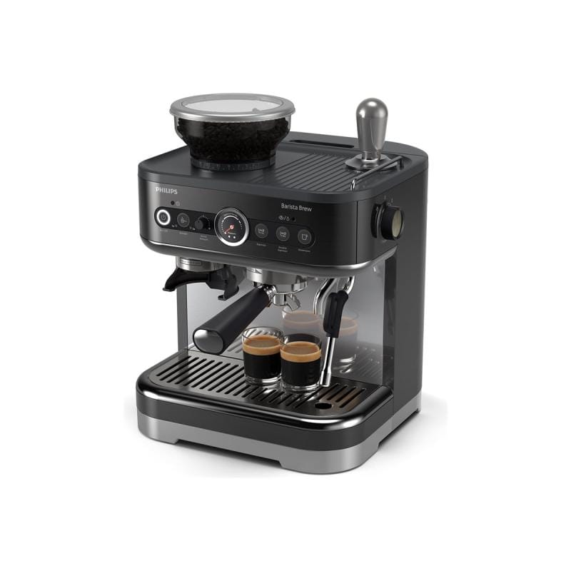 Philips Espressor Philips Barista Brew PSA3218/10, Negru, Design Modern, Preparare Rapidă și Consistentă a Cafelei