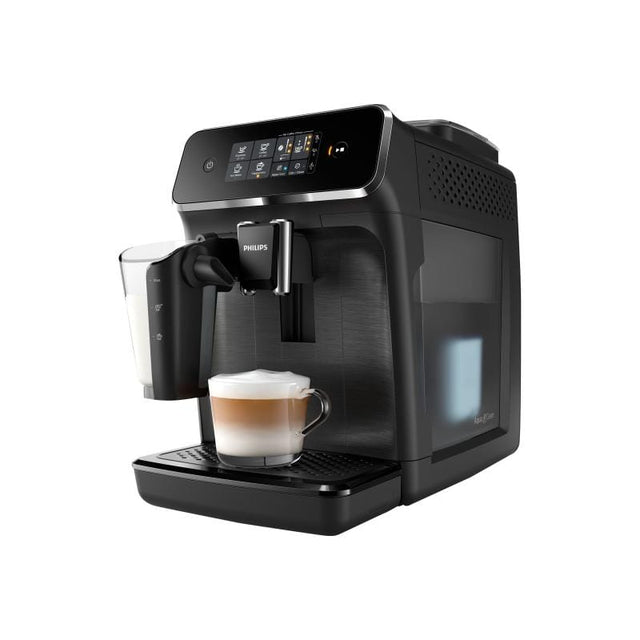 Philips Espressor automat Philips EP2230/10 LatteGo, negru, sistem spumare lapte, specialități cafea, ușor de curățat
