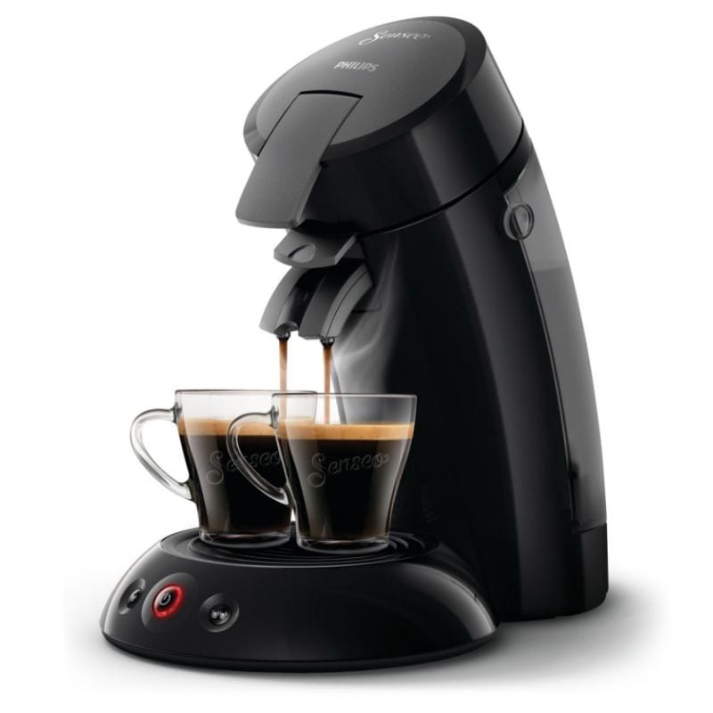 Philips Espressor Philips Senseo Original HD6553/67, negru, pentru pad-uri de cafea, compact, preparare rapidă