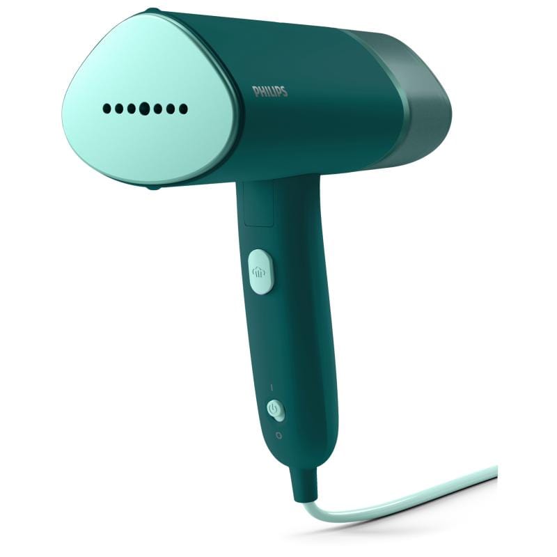 Philips Aparat de călcat cu abur portabil Philips STH3020/70, verde închis, pentru împrospătare rapidă a hainelor