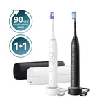 Philips Set 2x Periuțe de dinți electrice Philips Sonicare 7100 HX7429/02 Duo Pack, negru/alb