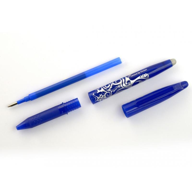 Pilot Pix cu gel ștergibil Pilot FriXion Ball BL-FR7-B, cerneală termosensibilă, negru, 0.7 mm