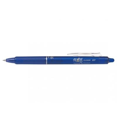 Pilot Pix cu gel ștergibil Pilot FriXion Clicker, albastru, retractabil, cu radieră integrată, BLRT-FR7-L
