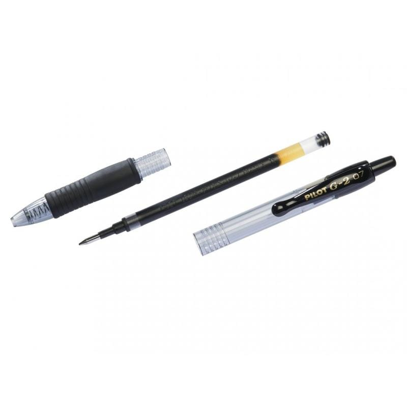 Pilot Pix cu gel Pilot G2 0,7 mm Roșu, retractabil, scriere fluentă și uscare rapidă (BL-G2-7-R)
