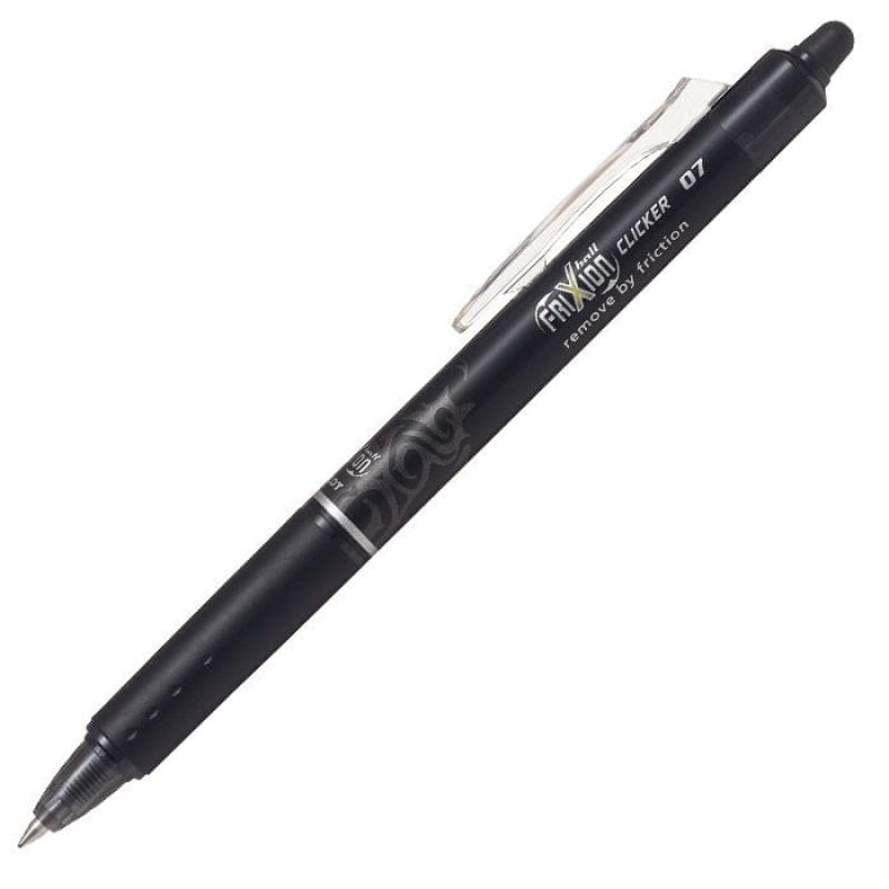 Pilot Set 3 Rezerve Pilot FriXion BLS-FR7-B, Cerneală Termosensibilă, Negru, pentru Pix/Roller FriXion