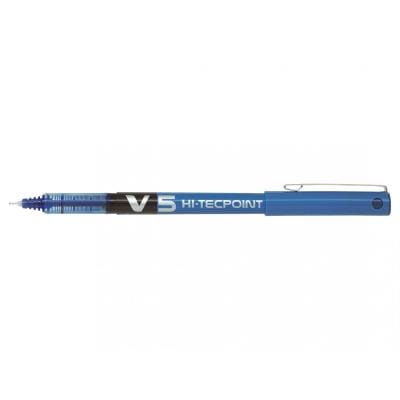 Pilot Pix cu cerneală gel Pilot V5, albastru, vârf 0,5 mm, model BX-V5-L / BXV5L