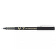 Pilot Roller Pilot V7 cu cerneală lichidă, negru, vârf fin, scriere precisă și fluidă (BX-V7-B)