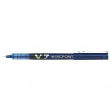 Pilot Roller cu cerneală lichidă Pilot V7, albastru, vârf fin, scriere precisă și uniformă (BX-V7-L)