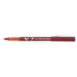 Pilot Roller Pilot V7 cu Cerneală Lichidă, Roșu, Vârf 0,7 mm (BX-V7-R / BXV7R)