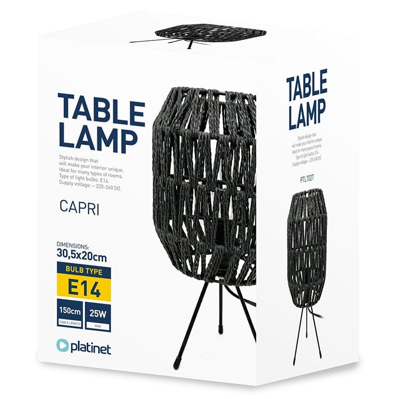 Platinet Veioza Veioza Platinet PTL7027 | 25W, Negru