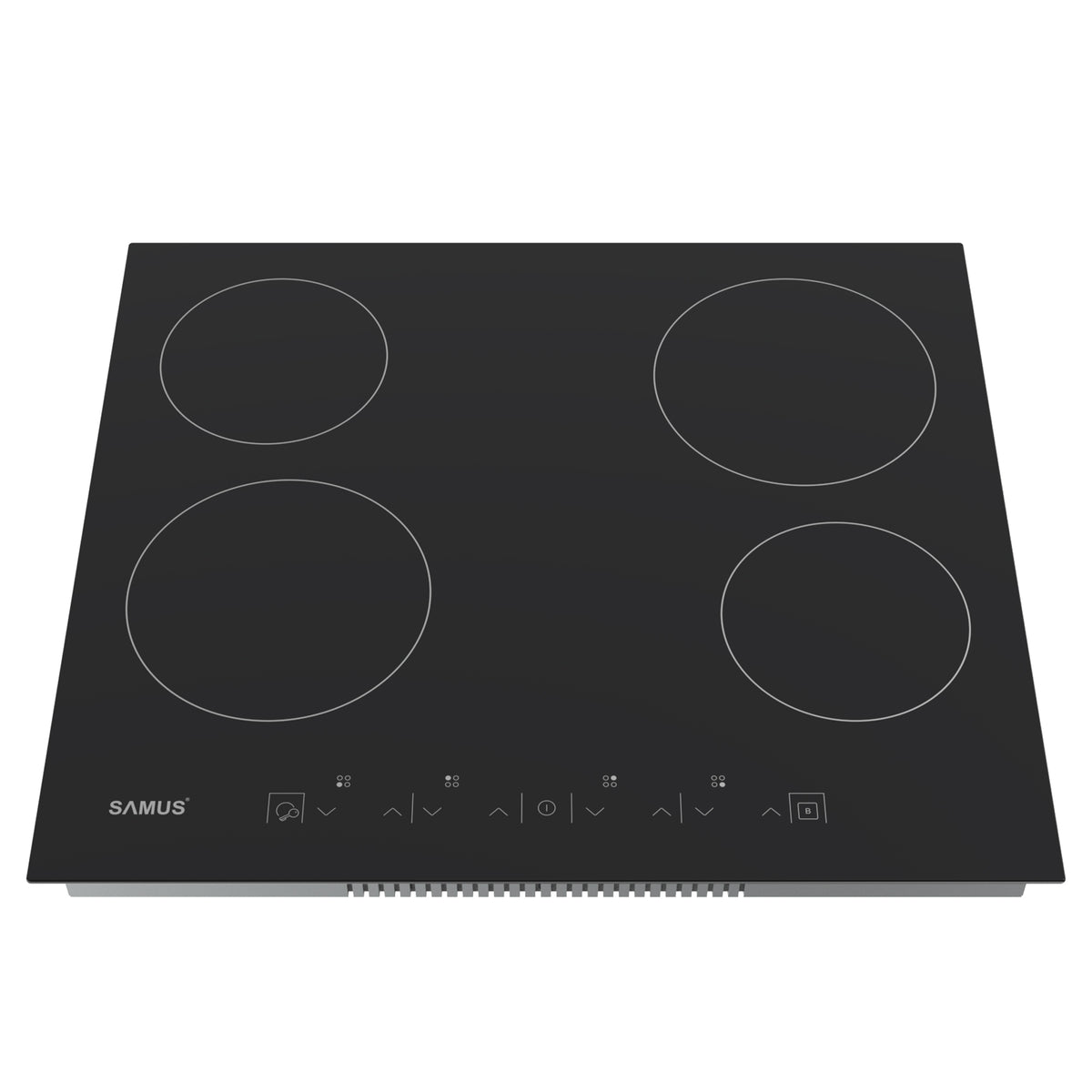 Plită Incorporabilă Samus PSVE-64BMG4 | 6000W, 60cm, 58x51x5.5cm, 60x51x5.5cm