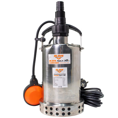 Ruris Pompa submersibila Pompa submersibila RURIS Aqua 30 | 550W, Debit 8,5m³/h, Înălțime maximă refulare 7,5m