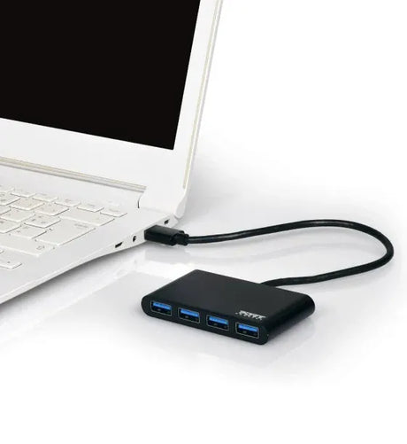 PORT DESIGNS Hub USB Port Designs 900121 4 porturi USB 30 conexiune USB Negru