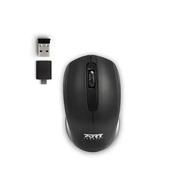 PORT DESIGNS Mouse Wireless Port Designs OFFICE 3 butoane1000DPI Negru/Verde