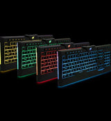 PORT DESIGNS Port Designs Felmechanikus billentyuzet Arokh K-2 116 billentyu 6 multimedias billentyu programozhato vilagitas Anti-Ghosting USB fekete