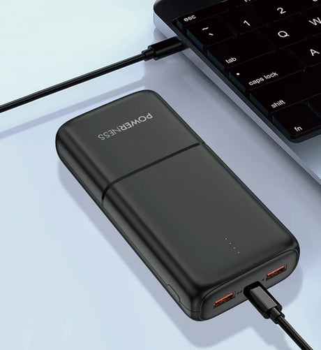 Powerness Acumulator Extern Powerness U72 20000 mAh PD 225 W Incarcare rapida Negru