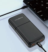 Powerness Acumulator Extern Powerness U72 20000 mAh PD 225 W Incarcare rapida Negru