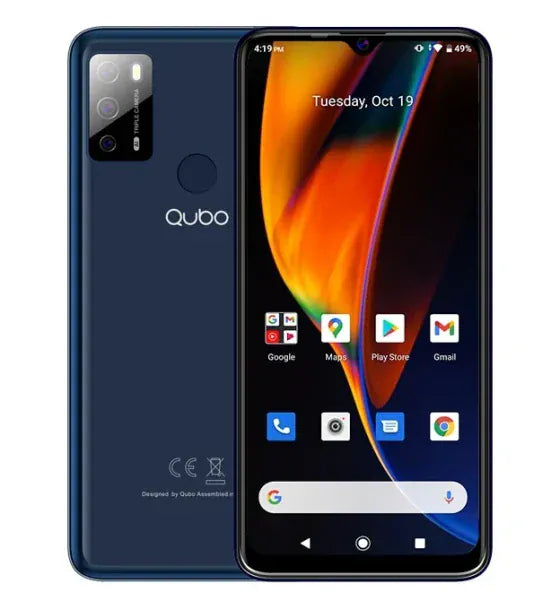 QUBO Telefon mobil QUBO P-668 653 inch 4GB RAM 64GB 4G Albastru