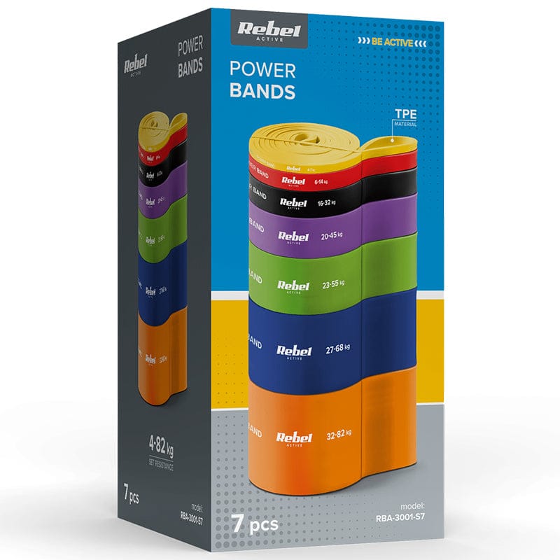 Rebel Accesorii cardio Accesorii cardio Rebel RBA-3001-S7 | 7kg, 208cm, 7, Negru