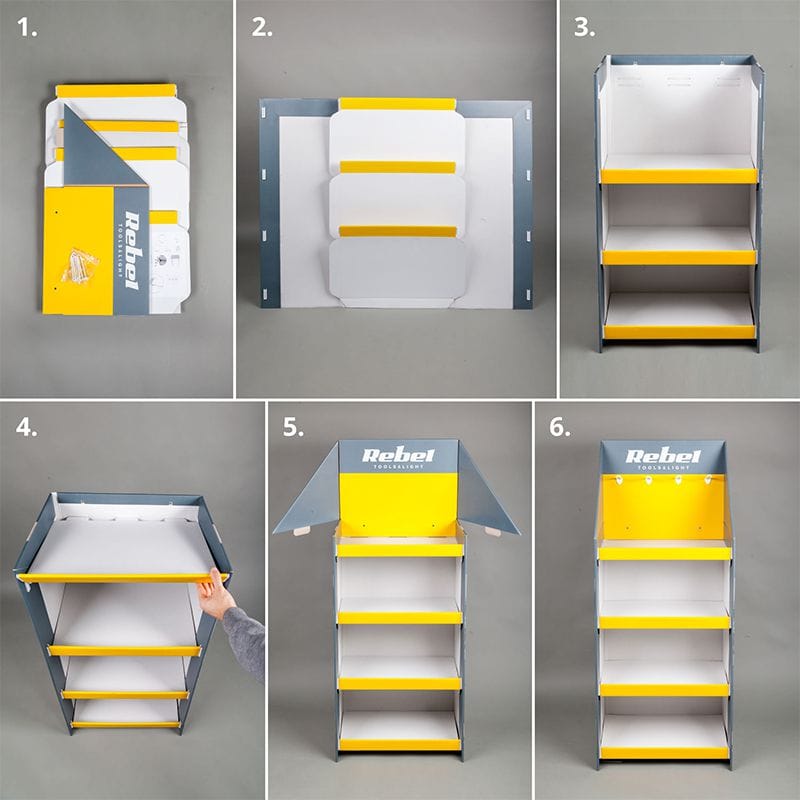 Rebel Display stand Display stand Rebel MR-RB-400 | 4kg, 60cm, Roșu