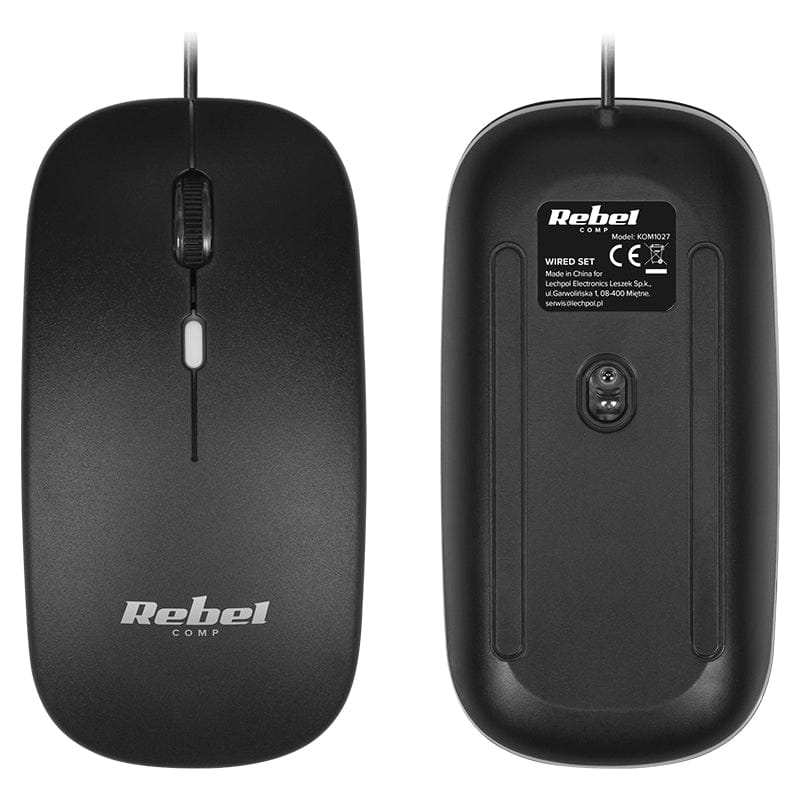 Rebel Kit tastatura Kit Tastatură + Mouse Rebel KOM1027