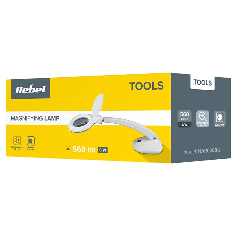 Rebel Lampa LED Lampa LED Rebel NAR0298-2 | 240V, Alb, LED