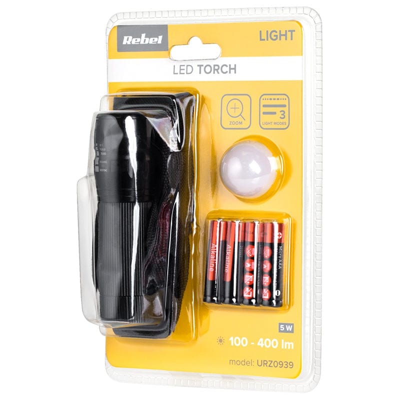 Rebel Lanterna Lanterna Rebel URZ0939 | 1.5V, AA