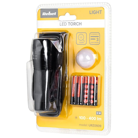 Rebel Lanterna Lanterna Rebel URZ0939 | 1.5V, AA