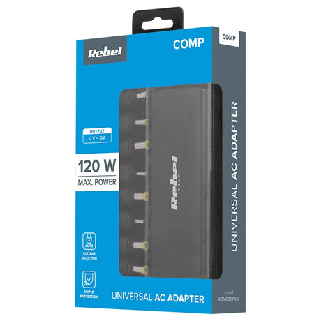 Rebel Incarcator laptop Laptop Rebel KOM0939-120 | 120W