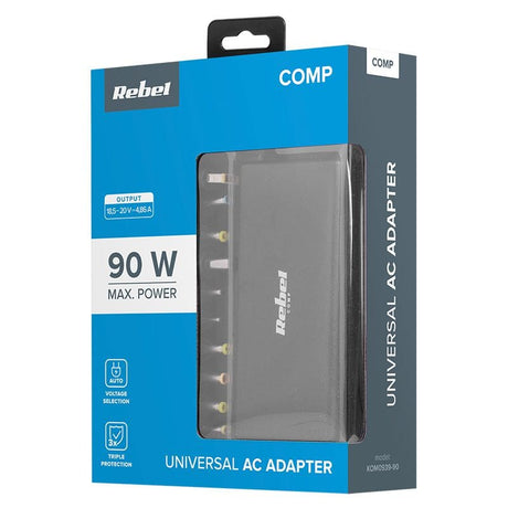 Rebel Incarcator laptop Laptop Rebel KOM0939-90 | 90W