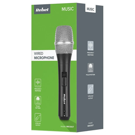 Rebel Microfon profesional Microfon Rebel MIK0007 | Roșu, 4G