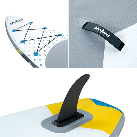 Rebel Placa gonflabila Placa gonflabila Rebel RBA-4501-WH | 15cm