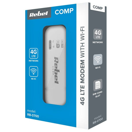 Rebel Modem Router Rebel RB-0700 | 5V, WiFi, Portabil
