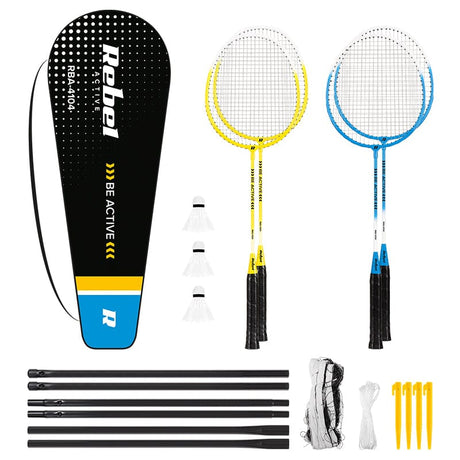 Rebel Set badminton Set badminton Rebel RBA-4104 | 65cm, Alb