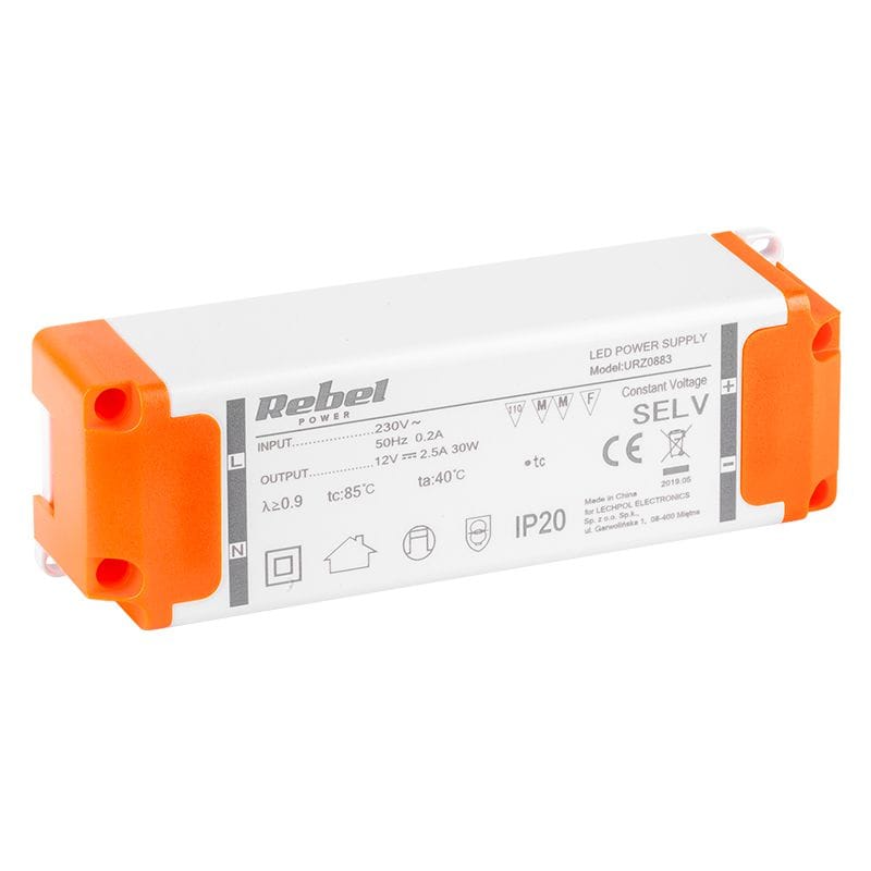 Rebel Sursa alimentare Sursa alimentare Rebel URZ0883 | 30W, LED