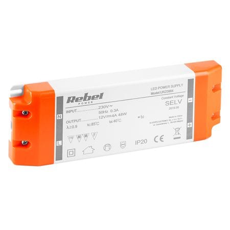 Rebel Sursa alimentare Sursa alimentare Rebel URZ0884 | 48W, LED