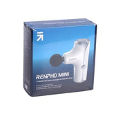 Renpho Pistol de masaj percutant Renpho Mini, alb, portabil, intensitate reglabilă, reîncărcabil