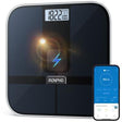 Renpho Cântar inteligent Renpho Elis Solar 2, negru, Wi‑Fi și Bluetooth, sincronizare aplicație, pentru monitorizarea greutății acasă