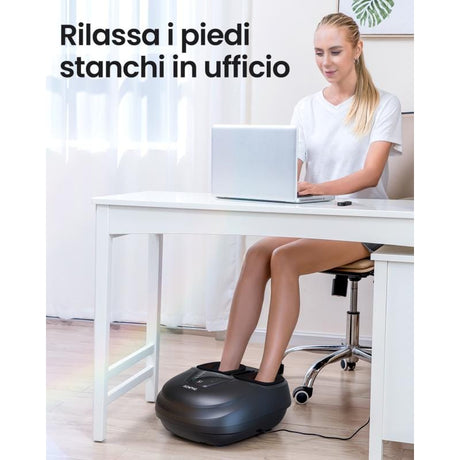 Renpho Aparat de masaj pentru picioare RENPHO Shiatsu, negru, model PEU-RP-FM058R-BK