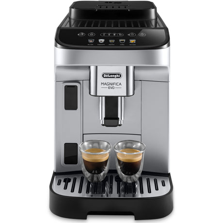 Espressor Automat De'Longhi Magnifica Evo ECAM290.61.SB | LatteCrema, Carafa Lapte, 15 Bar, 1450W, Negru/Argintiu