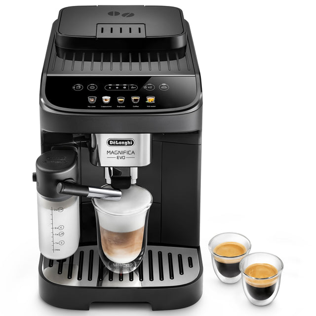 Espressor Automat De'Longhi Magnifica Evo ECAM290.61.B | LatteCrema, Carafa Lapte, 15 Bar, 1450W, Negru
