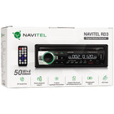 Player Auto Navitel RD3, 1DIN 4х50 watt, Bluetooth 4.0 cu suport A2DP, HFP, FM, redare FLAC, MP3, WMA, WAV, AUX input, microSD pana la 256GB, 2x porturi USB, RGB backlight, RCA-out, Hands-free, Telecomanda