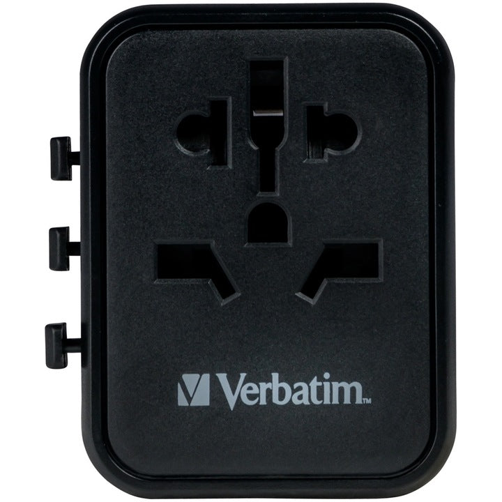 Verbatim UTA-02 Universal Travel Adapter with 1 x USB-C PD 20W / 1 x USB-A QC 3.0